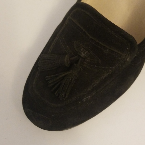 Naturalizer Black Suede Tassel Pump - Picture 2 of 4